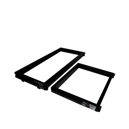 ProX Tabletop DJ Facade 4-Panel Foldable Booth With Scrims | Black