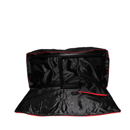 ProX Tabletop DJ Facade 4-Panel Foldable Booth With Scrims | Black