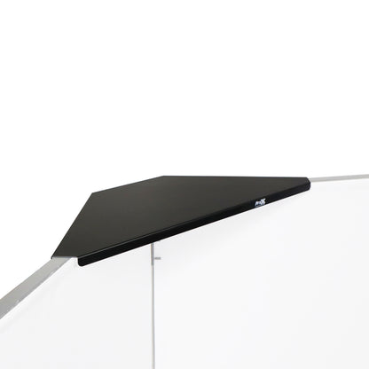 ProX Universal Set of Corner Shelves for DJ Facades | Black