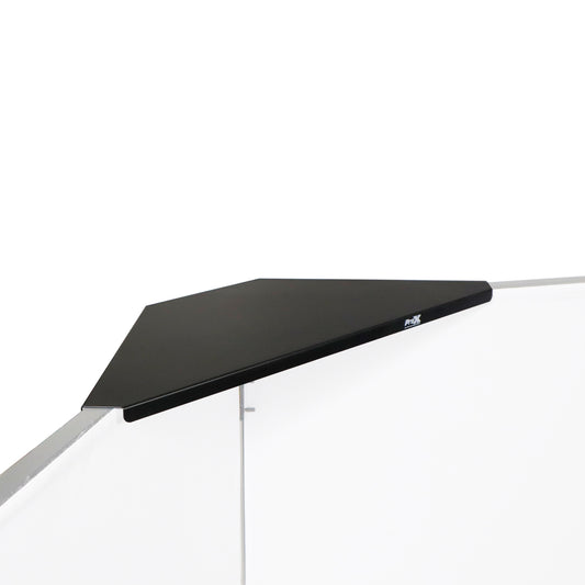 ProX Universal Set of Corner Shelves for DJ Facades | Black