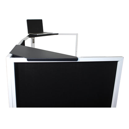 ProX Universal Set of Corner Shelves for DJ Facades | Black
