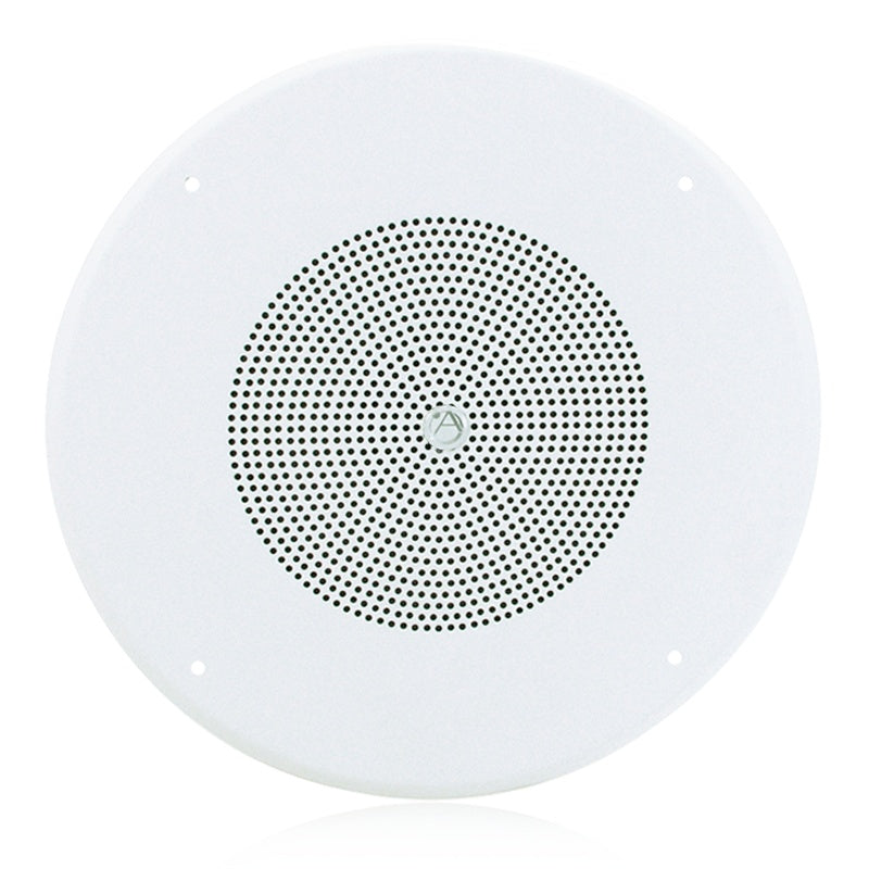 AtlasIED DD87W-HC 8" In-Ceiling Coaxial Speaker With Transformer and Baffle