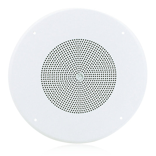 AtlasIED DD87W-HC 8" In-Ceiling Coaxial Speaker With Transformer and Baffle