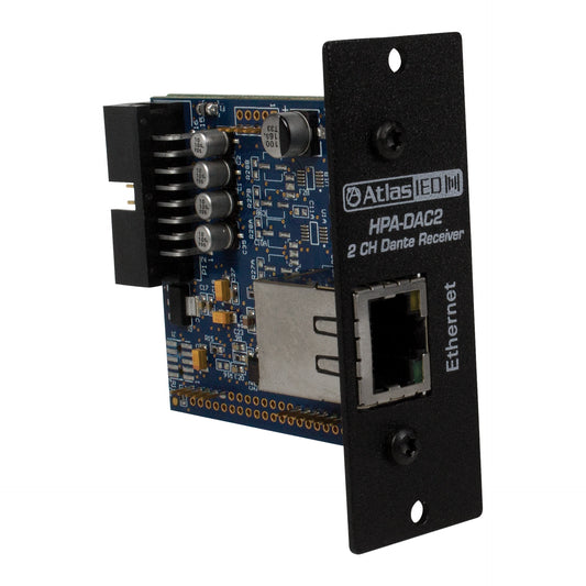 AtlasIED HPA-DAC2 HPA Dante Accessory Card | Two-Input