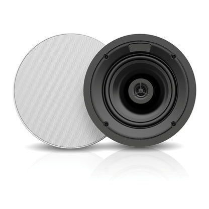 AtlasIED MUSICA In-Ceiling Speaker Pair 2-Way Paintable Grille | 6.5 inch