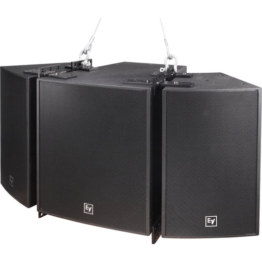 Electro-Voice EVF-2151D Subwoofer Dual 15" Front-Loaded Passive Subwoofer | Black