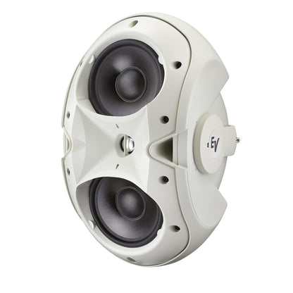 Electro-Voice EVID 6.2T Dual 6-Inch Surface Mount Speakers (Pair) | Color: White