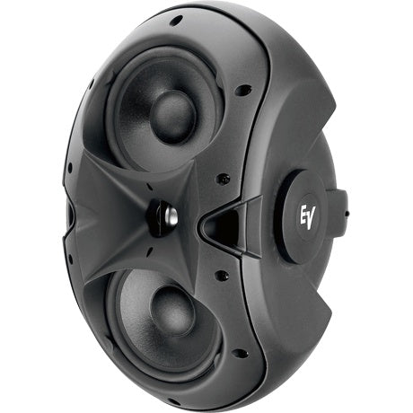 Electro-Voice EVID 6.2T Dual 6-Inch Surface Mount Speakers (Pair) | Color: Black