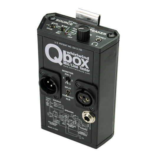 Whirlwind Qbox Mic / Line Tester
