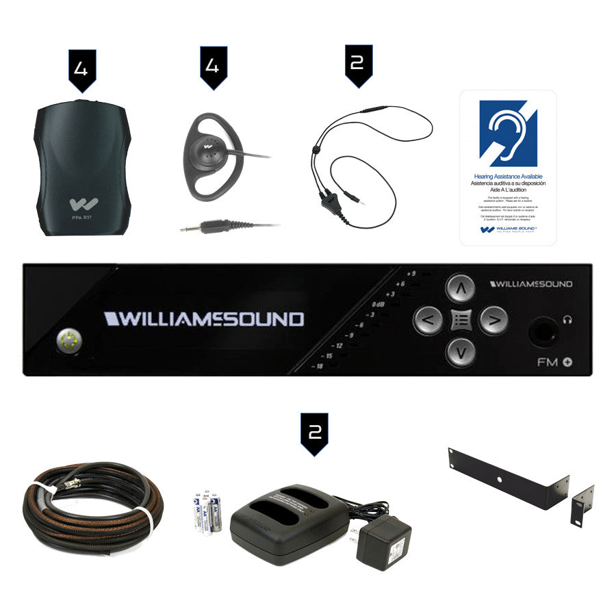 Williams AV FM 557 PRO FM Plus Assistive Listening System