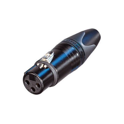 Neutrik NC3FXX-B Female 3-Pin XLR Connector