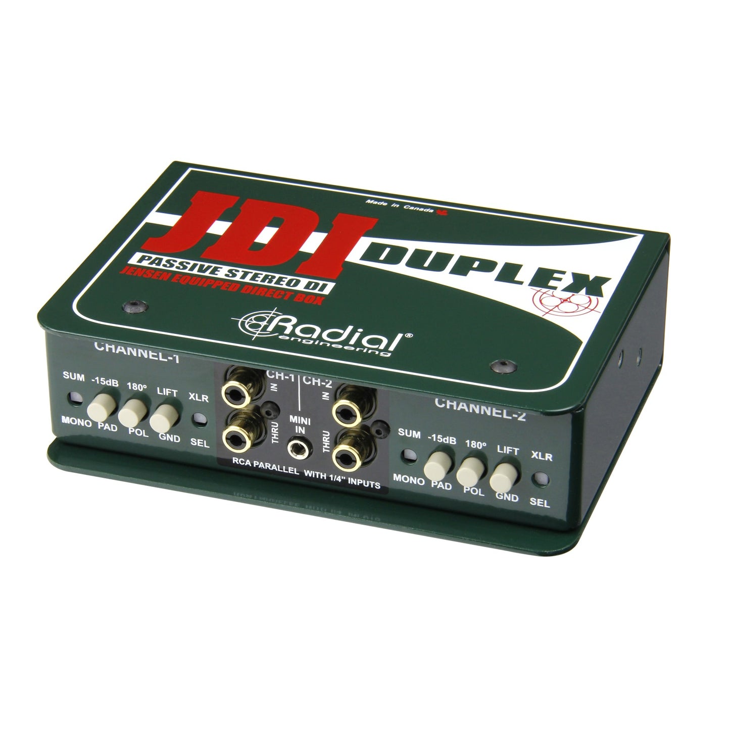 Radial Duplex Premium Stereo Passive DI Box