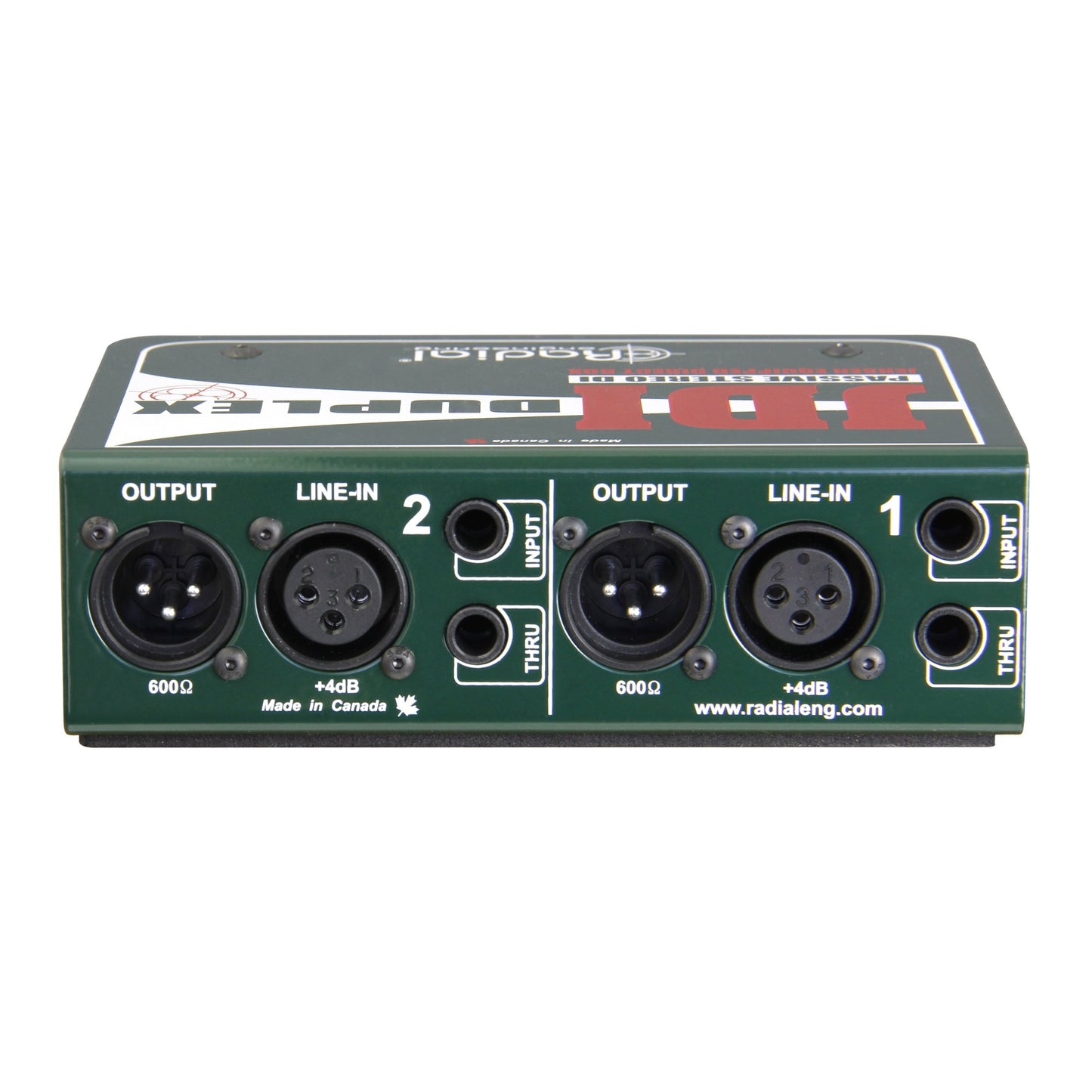Radial Duplex Premium Stereo Passive DI Box
