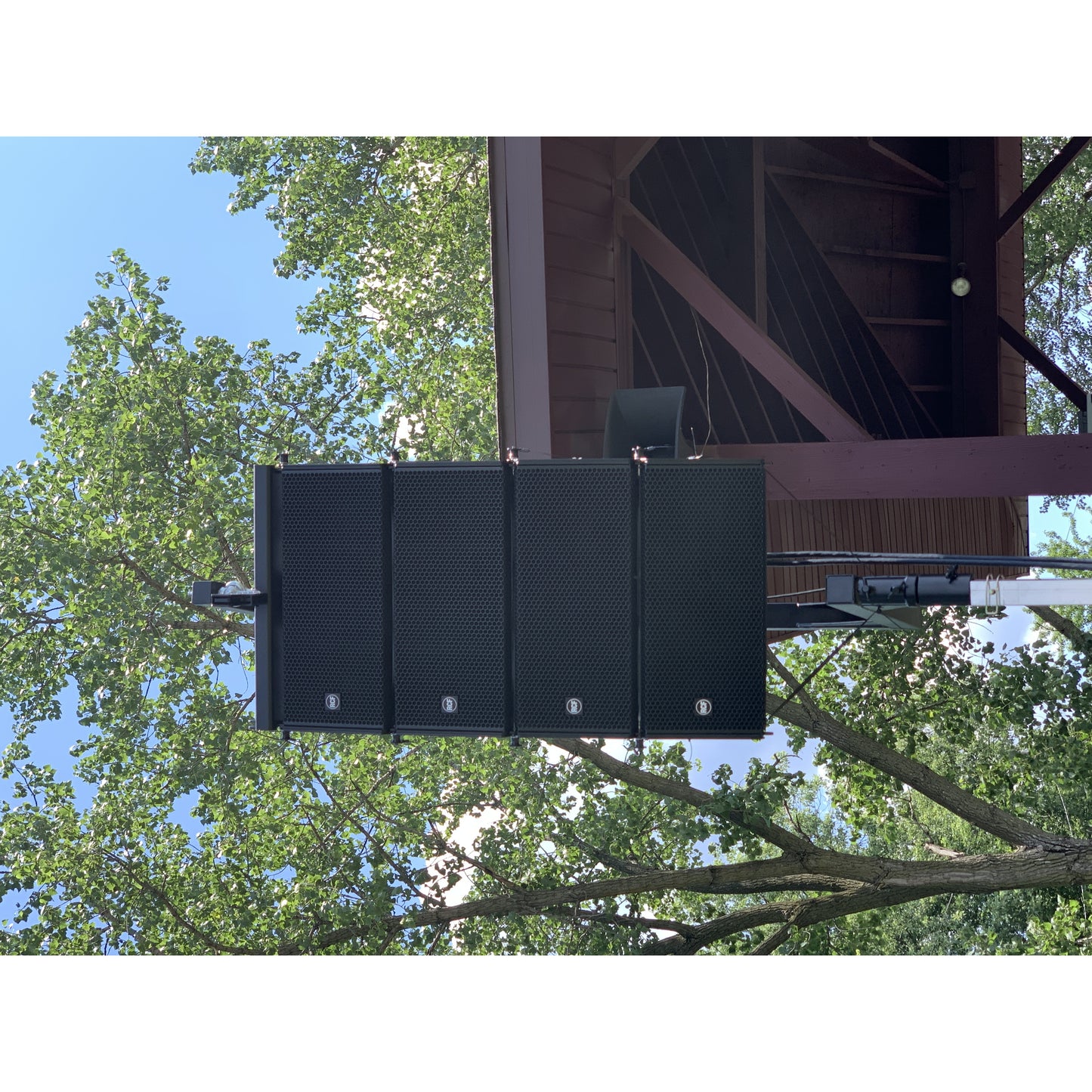 ProX XT-LA567 Telescopic C-Shape Bar Support Mount for Line Array