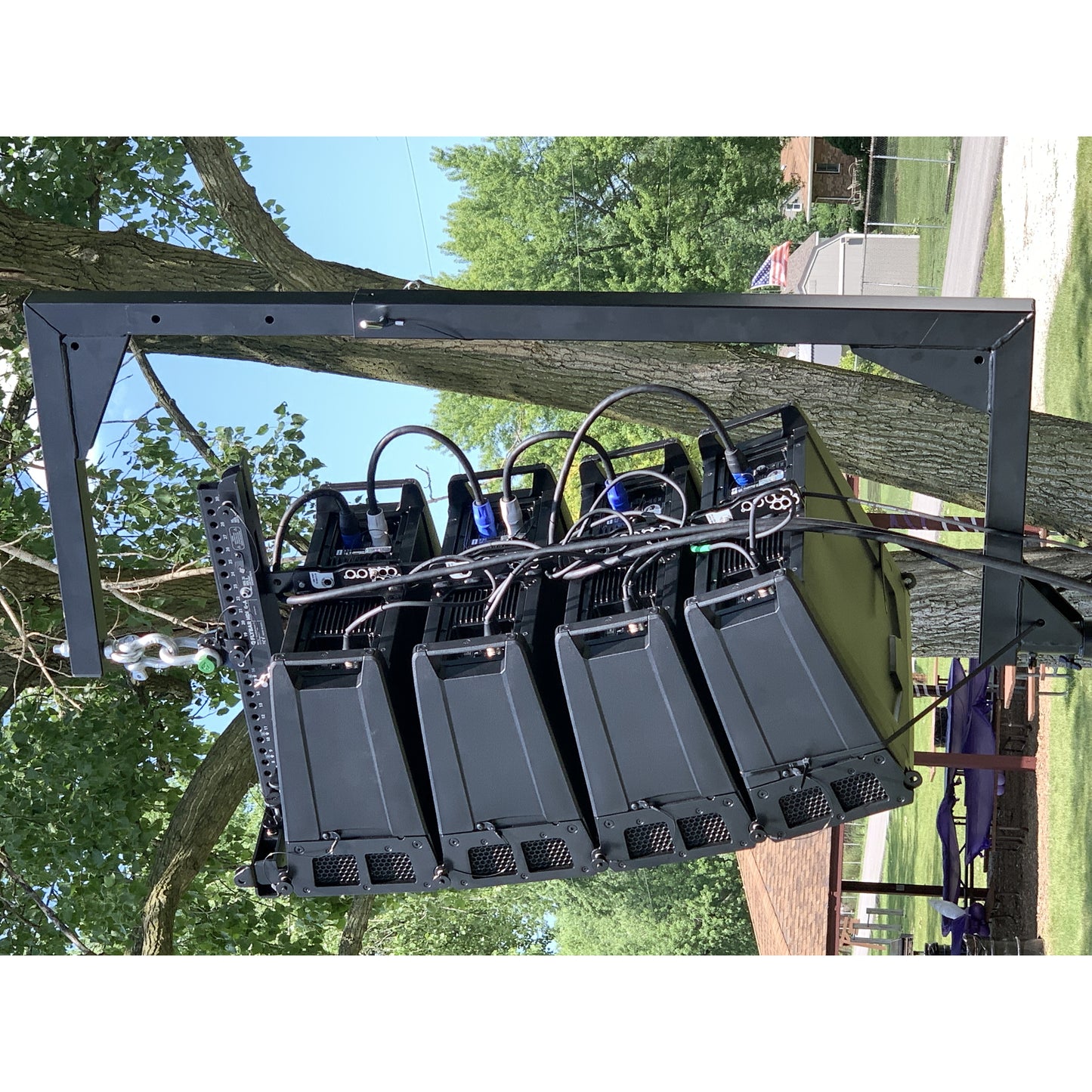ProX XT-LA567 Telescopic C-Shape Bar Support Mount for Line Array