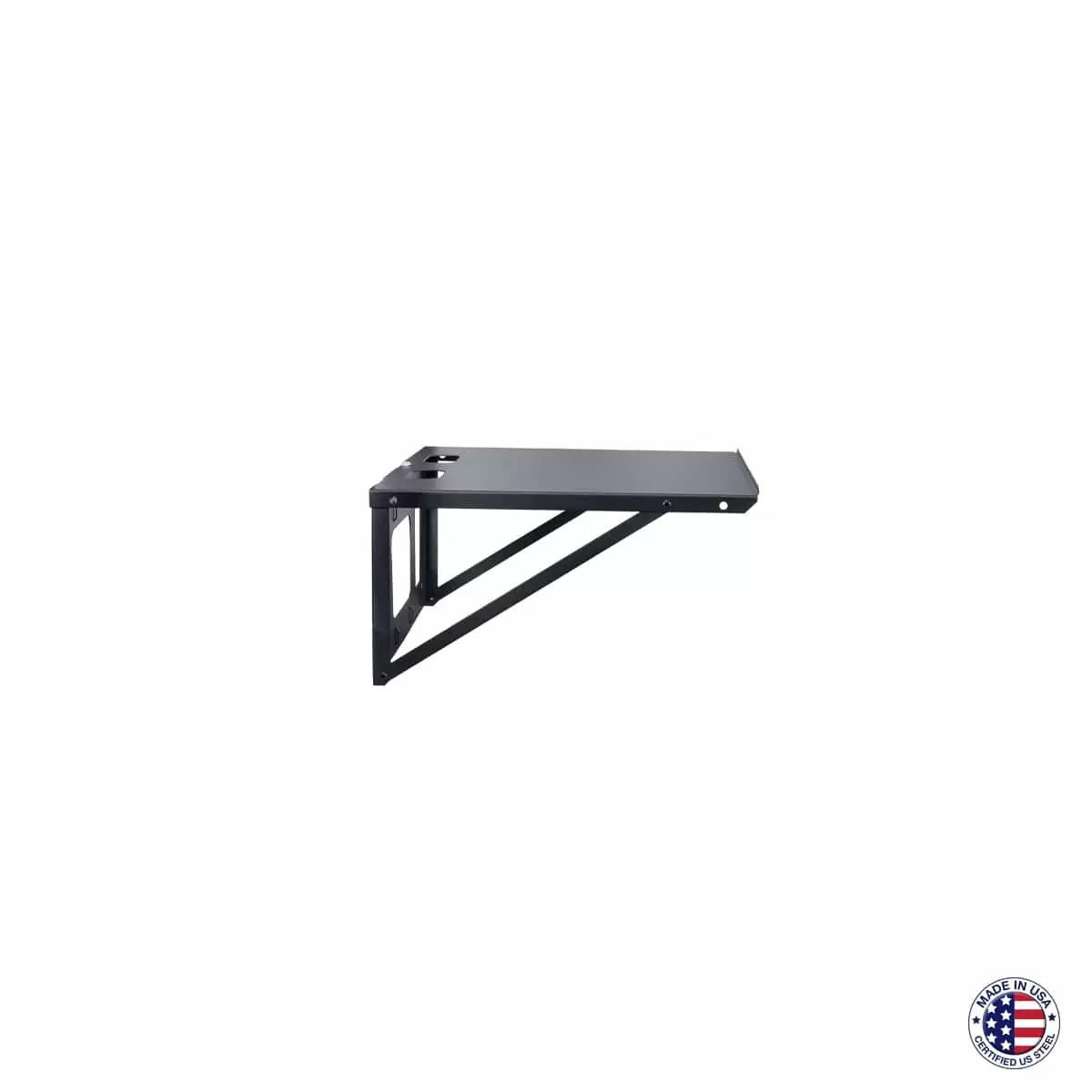 Lowell FS Series Hinged Wall Shelf Steel Flat-Pack Mount | 16"D