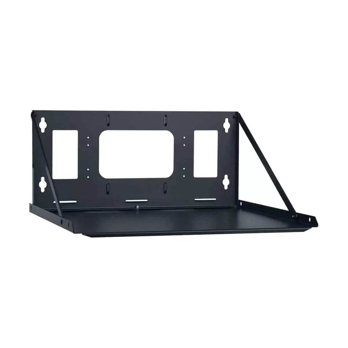 Lowell FS Series Hinged Wall Shelf Steel Flat-Pack Mount | 16"D