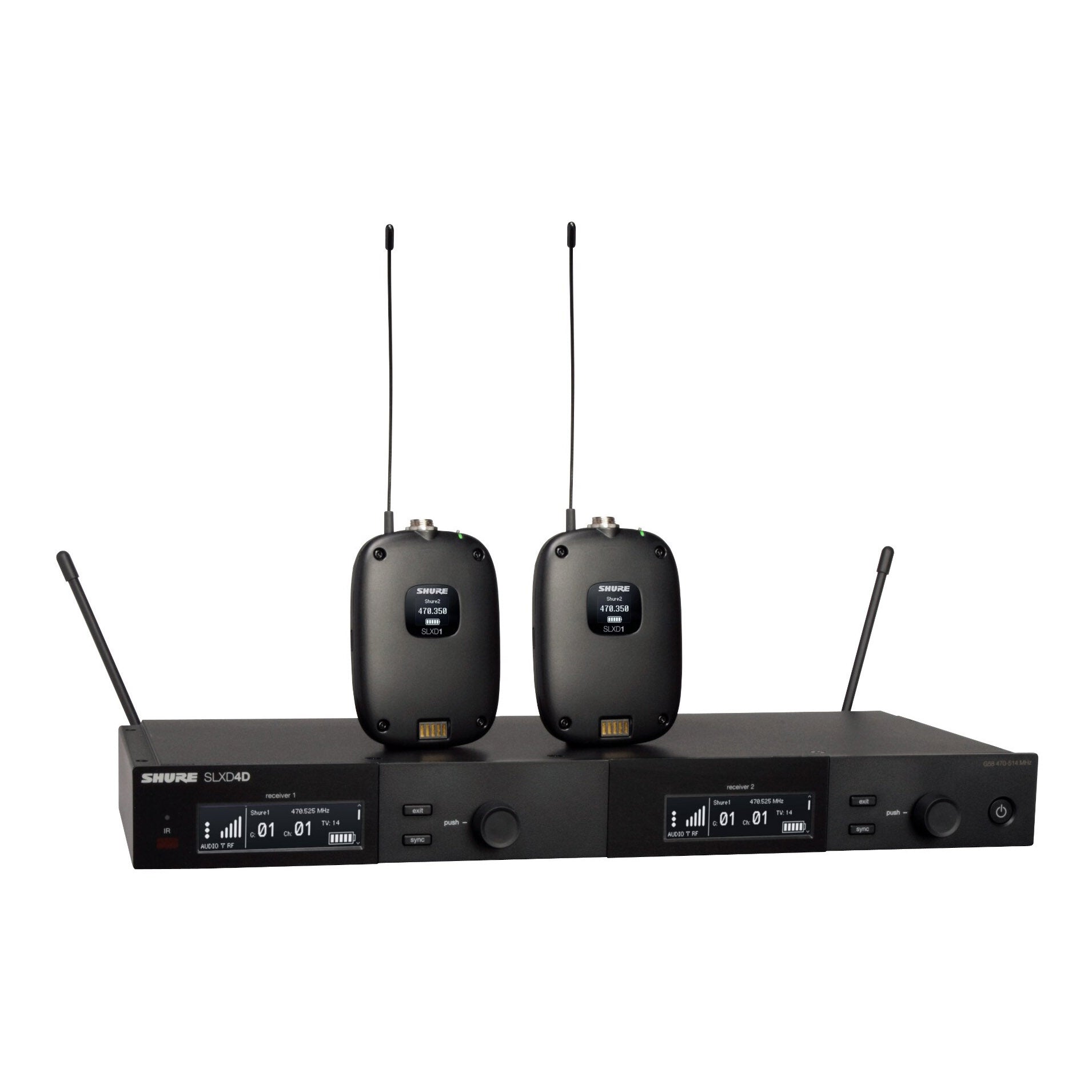 Shure SLXD14D Dual Wireless Bodypack System