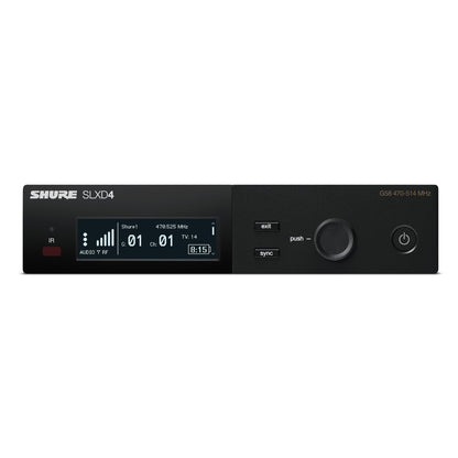 Shure SLXD14 Wireless Instrument System | Frequency: G58 (470-514 MHz)
