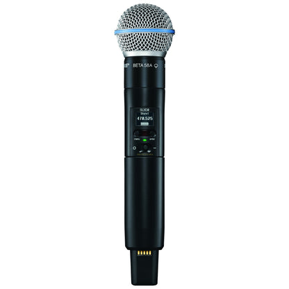 Shure SLXD24D/B58 Dual Wireless Handheld Microphone System | Frequency: G58 (470-514 MHz)