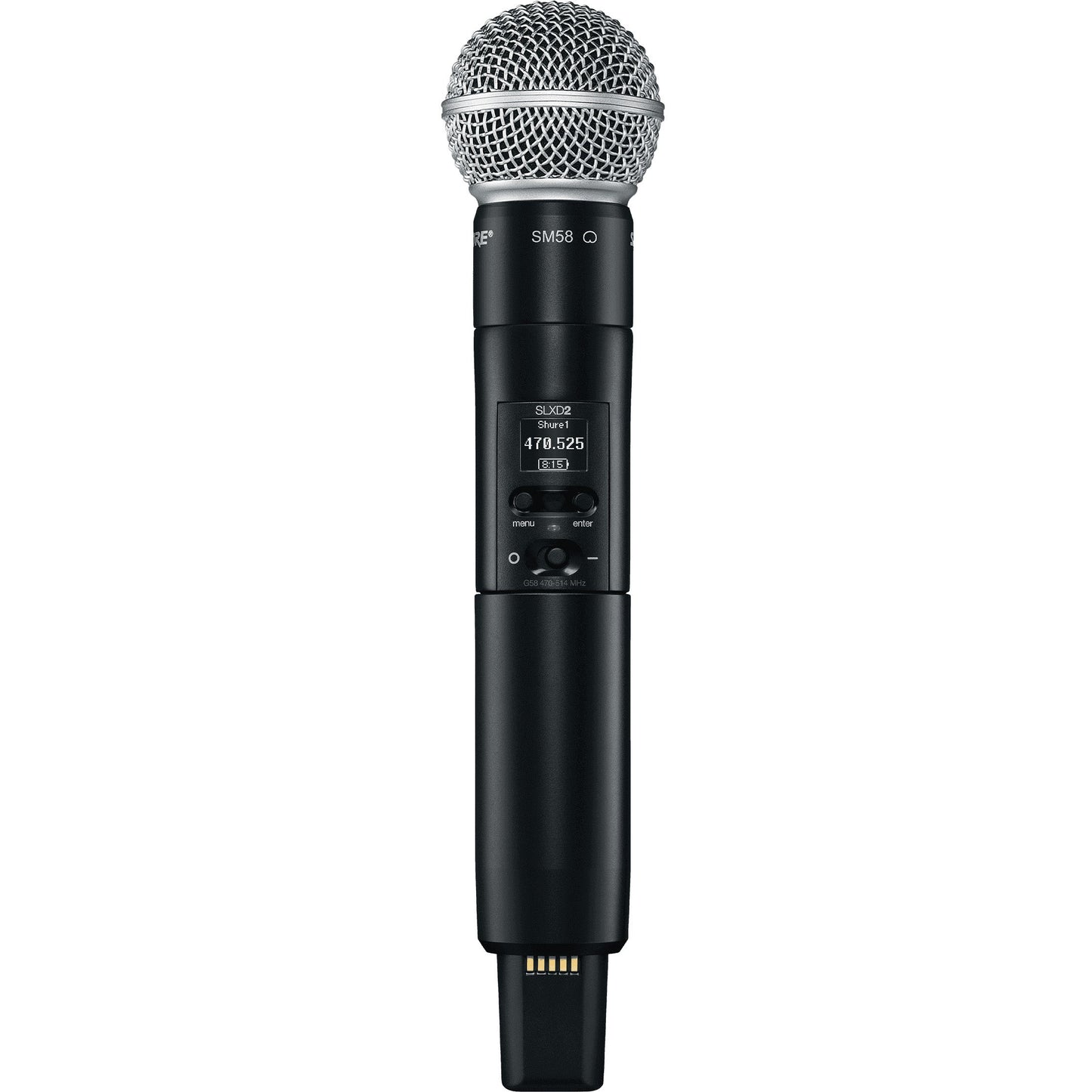 Shure SLXD24D/SM58 Dual Wireless Handheld Microphone System | Frequency: H55 (514-588 MHz)