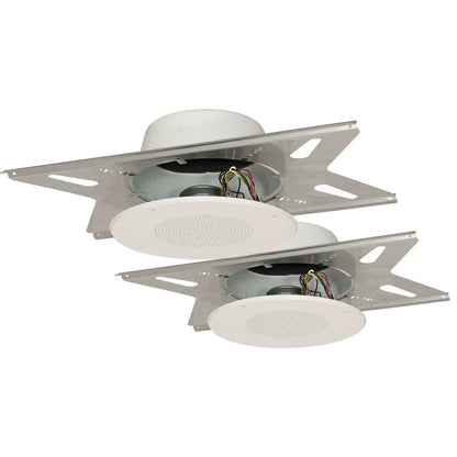 Lowell RPAK-810-72 8" Dual Cone Ceiling Speaker Kit With Enclosure