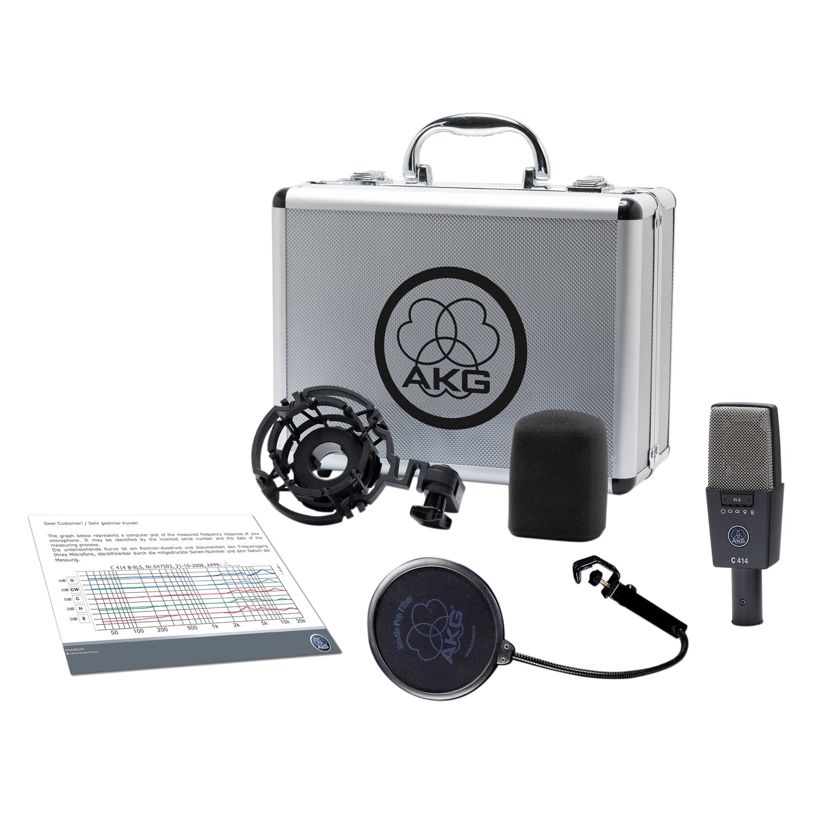 AKG C414 XLS Large Diaphragm Condenser Microphone – SoundPro