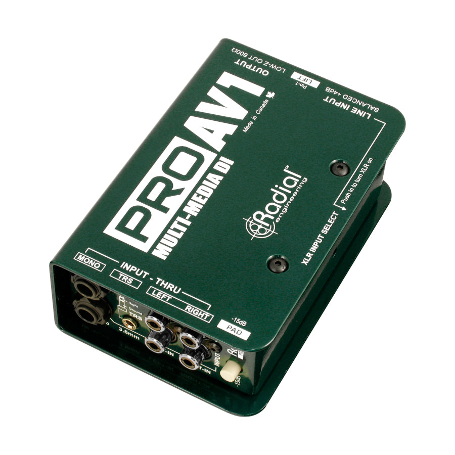 Radial PROAV1 Passive Multimedia Direct Box