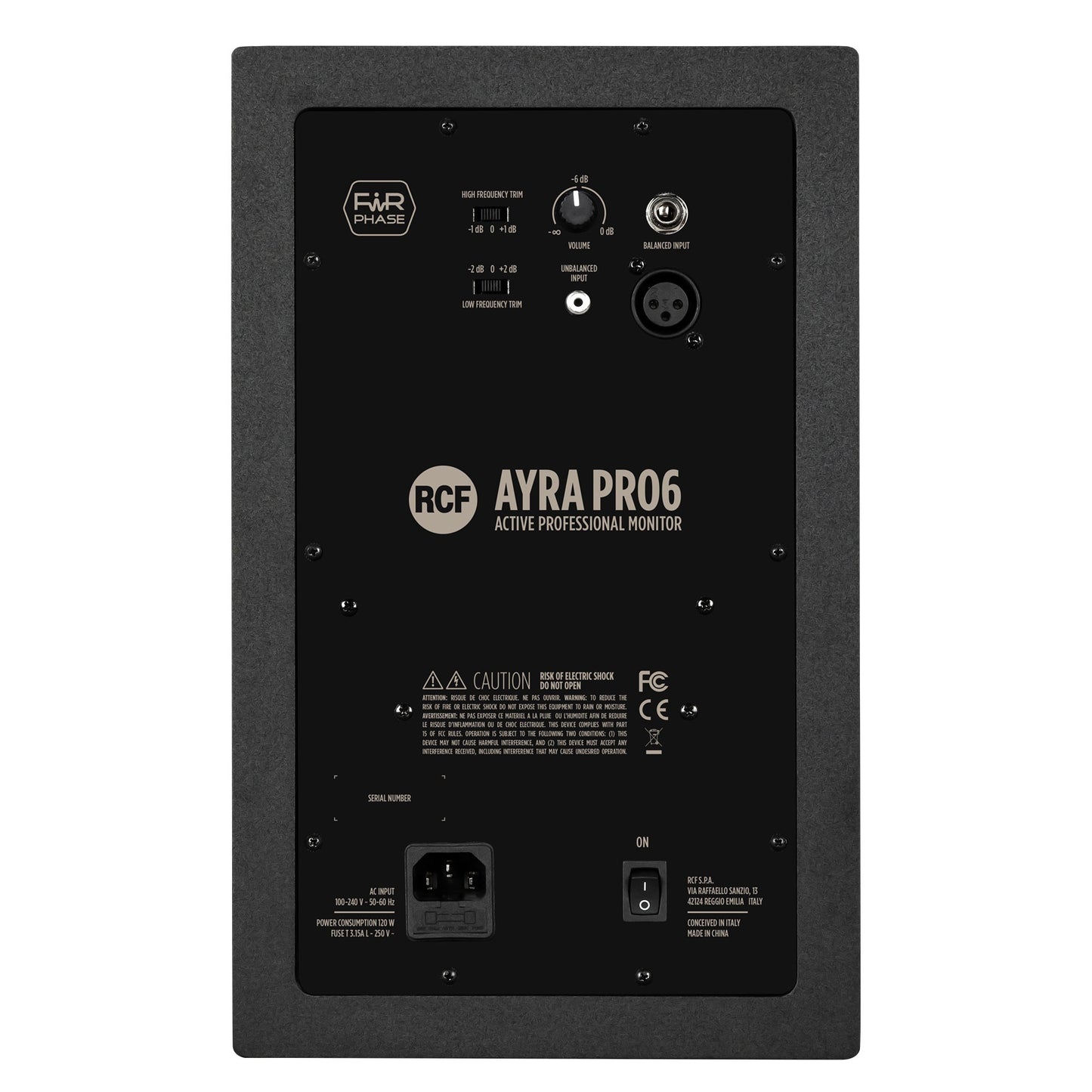 RCF AYRA-SIX-PRO 6-Inch Powered Studio Monitor