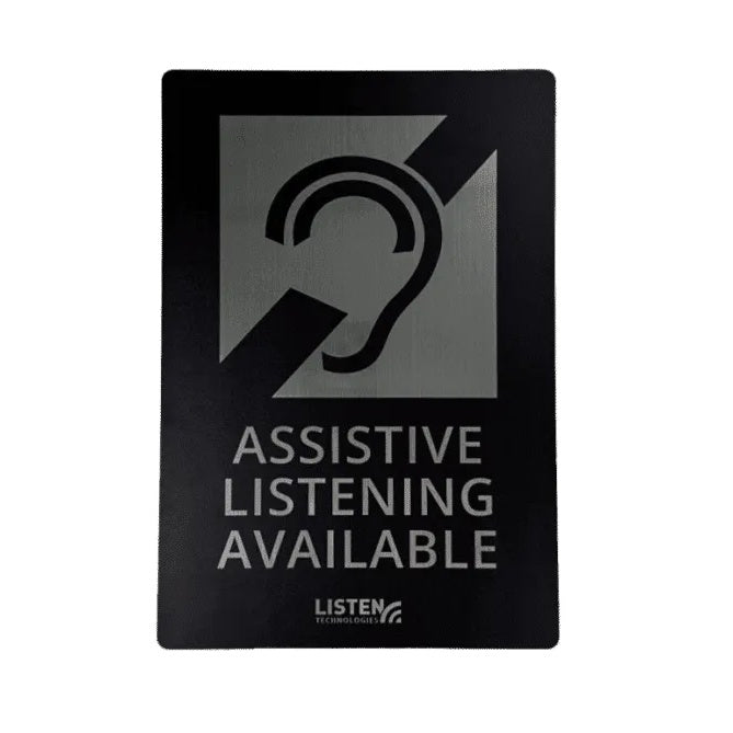 Listen Technologies LA-304 Assistive Listening Signage Kit