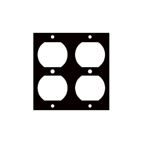 Middle Atlantic DUP2 Two Duplex Punchout