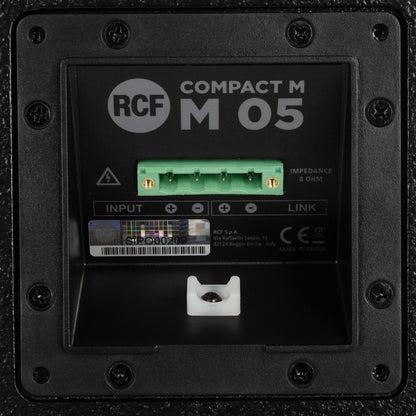 RCF COMPACT M 05 5-Inch Compact Surface Mount Speaker | Color: Black