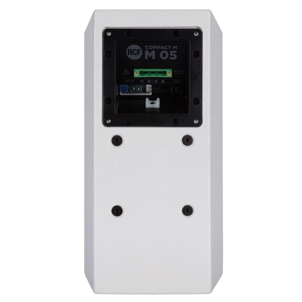RCF COMPACT M 05 5-Inch Compact Surface Mount Speaker back, white