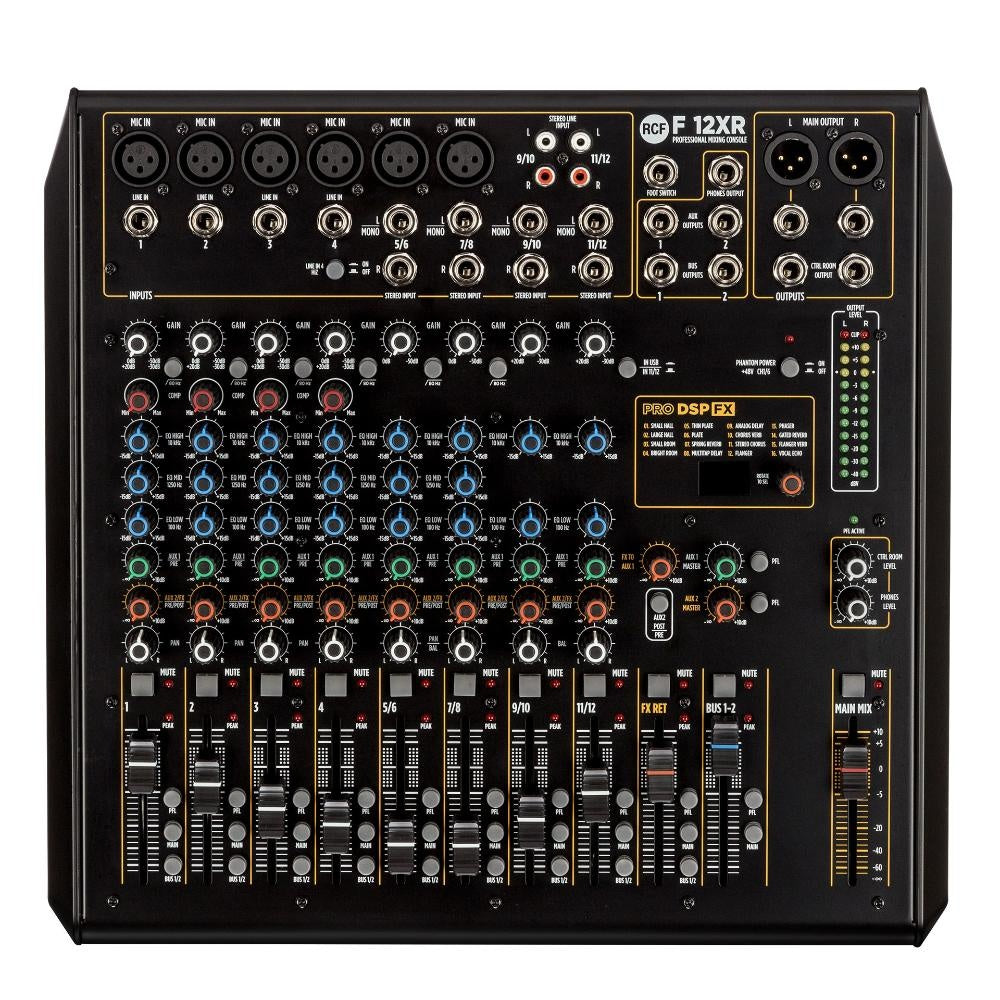 47058_RCF-F12-XR-12-Channel-Analog-Mixer-With-FX-and-USB-Recording_ALT08sqr