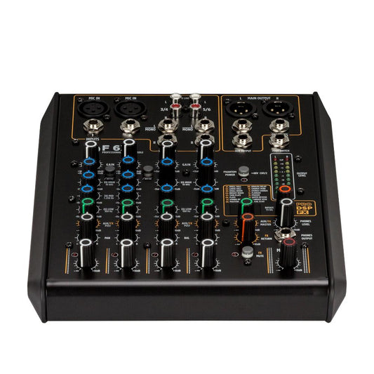 RCF F 6X Channel Mixing Console, Black