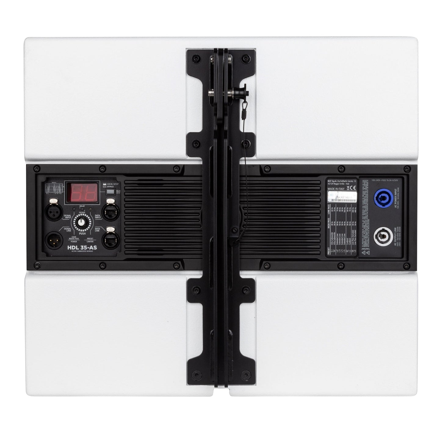 RCF HDL 35-AS Compact Flyable Powered Subwoofer | Color: White