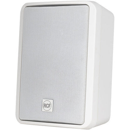RCF Two-Way Bass Reflex Speaker Passive 4" Install Speaker Pair | With Transformer | White