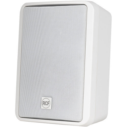 RCF Two-Way Bass Reflex Speaker Passive 4" Install Speaker Pair | With Transformer | White