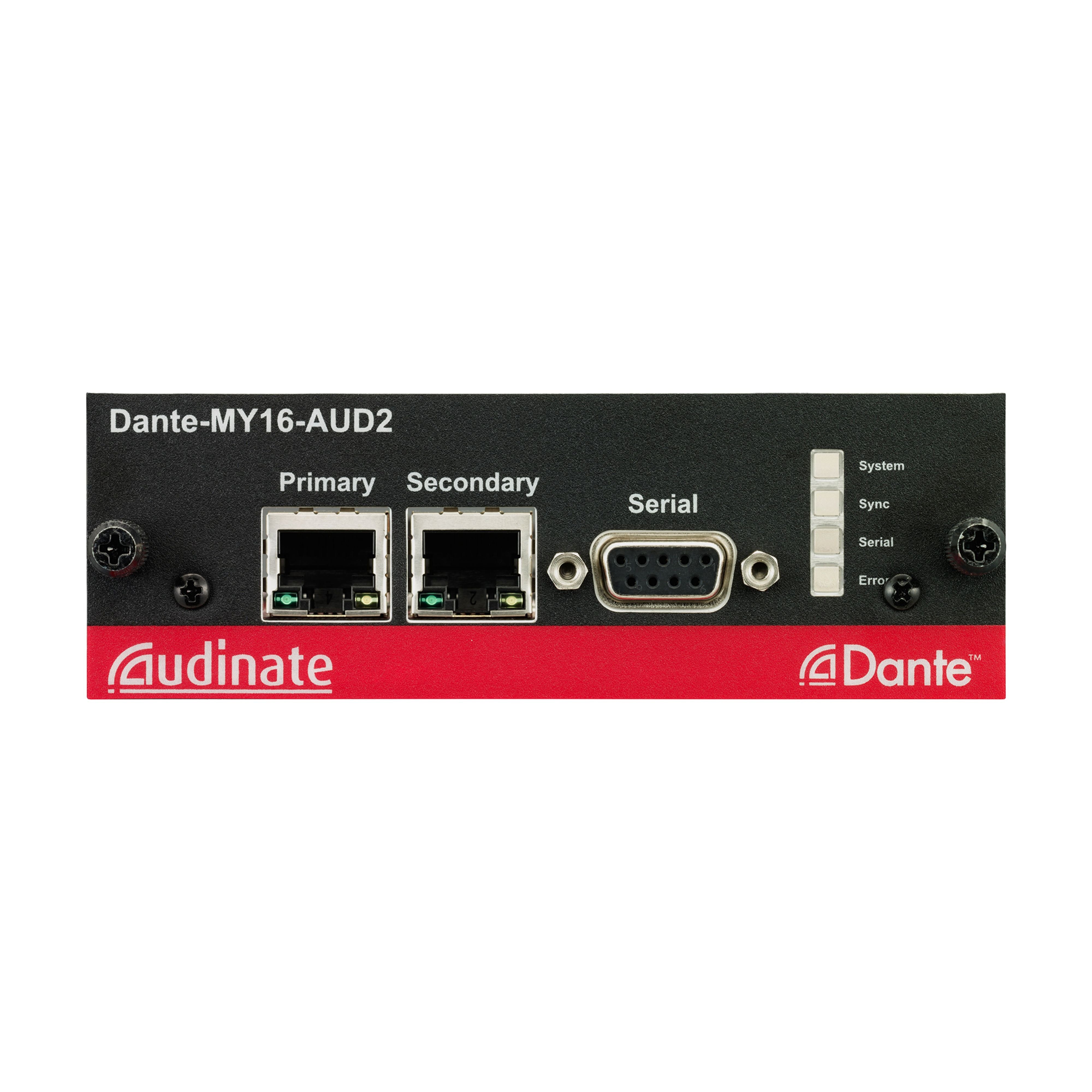 Yamaha DANTE-MY16-AUD Dante Network Expansion Card – SoundPro