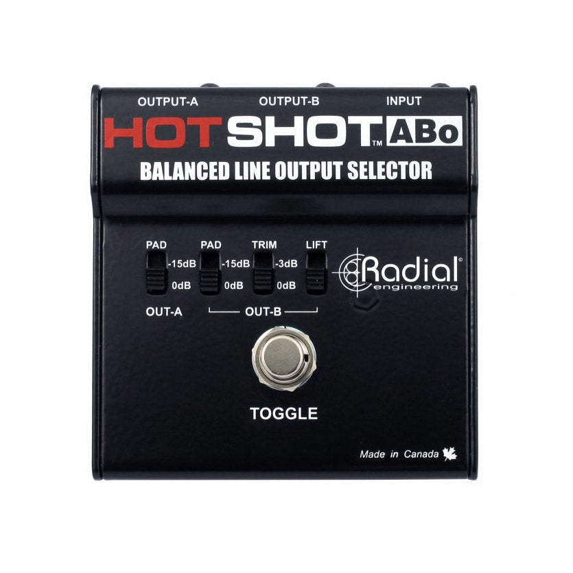 Radial HotShot ABo Line Output Selector top