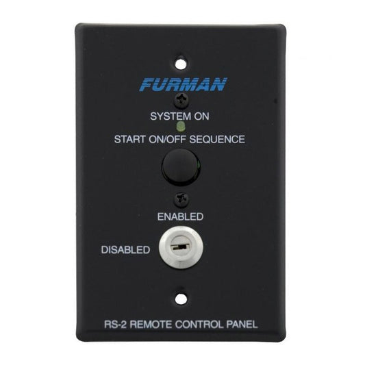 Furman RS-2 Key Switched Remote System Control Panel with Momentary Start