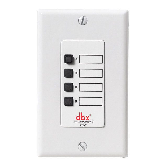 dbx ZC-7 Wall-Mounted Zone Controller