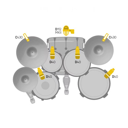 AKG Drum Set Concert I Professional Drum Microphone Kit