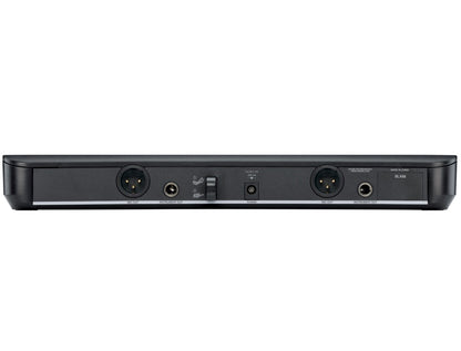 Shure BLX288/PG58 Dual Wireless Handheld Microphone System | Frequency: J11 (596-608, 614-616 MHz)