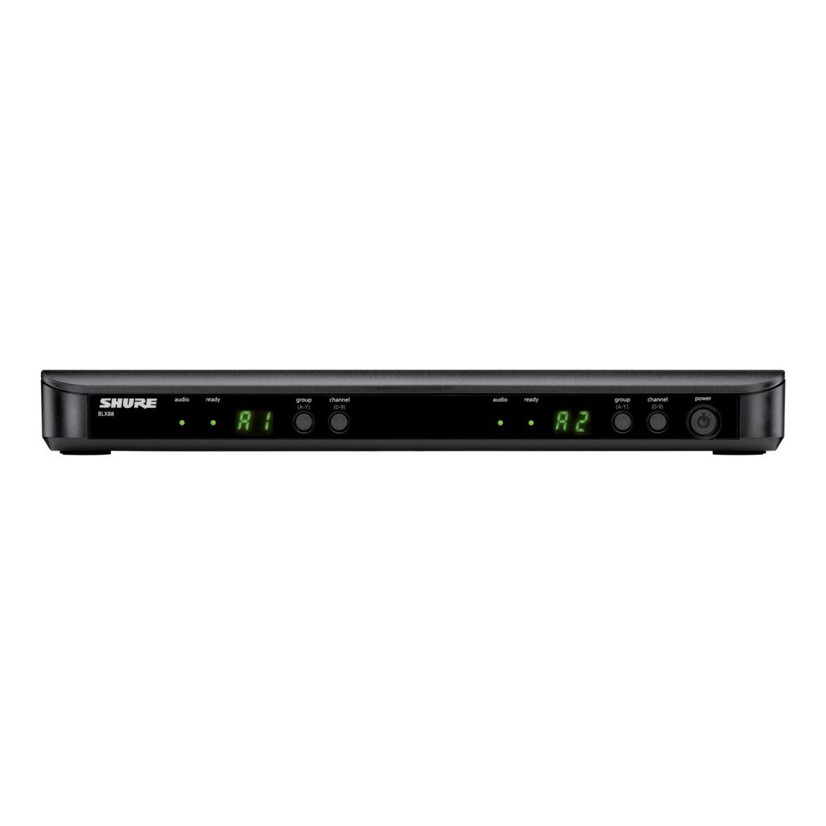 Shure BLX88 Dual-Channel Receiver front