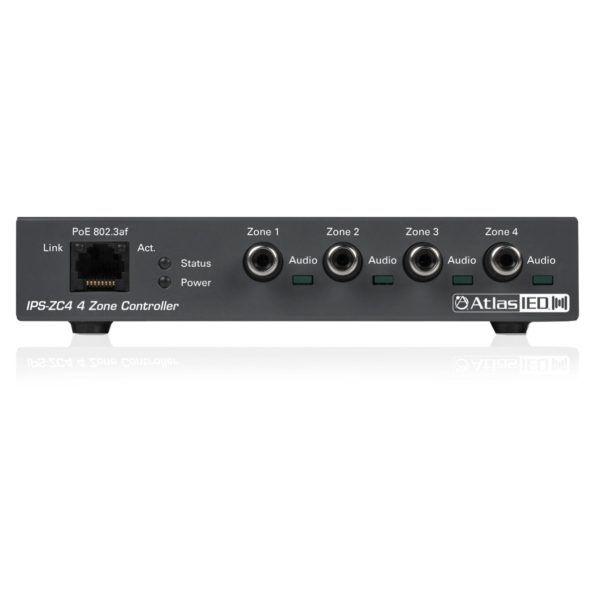 AtlasIED IPS-ZC4 SIP-to-Analog Four Zone PoE Paging Gateway