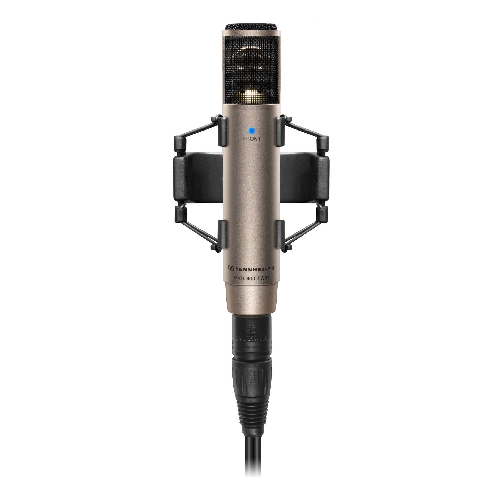 Sennheiser MKH 800 TWIN Variable Polar Pattern Studio Condenser Microphone in Nickel