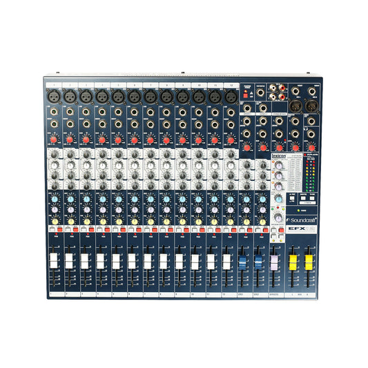 Soundcraft EFX12 12-Channel Mixer top