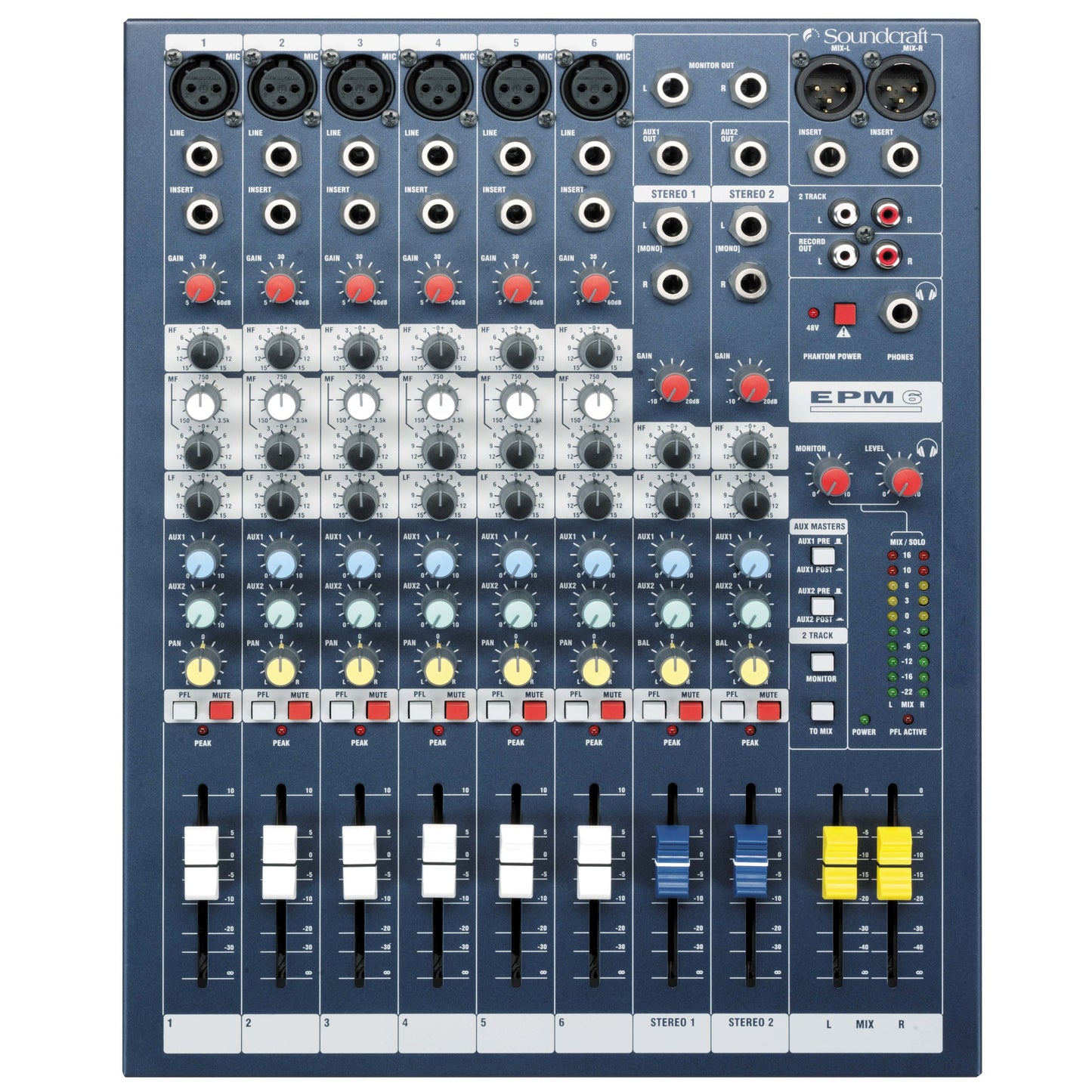 Soundcraft EPM6 6+2 Channel Analog Mixer