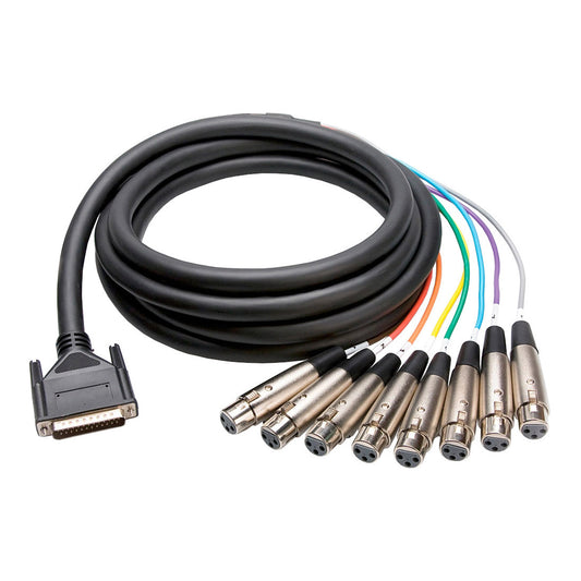 Hosa XLR3F to DB25 Balanced Snake